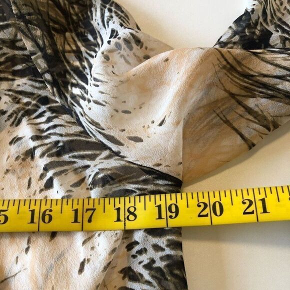 Pure Sugar Coastal Grandma Sheer Silk Waterfall Open Jacket/Top Size S - Picture 8 of 12